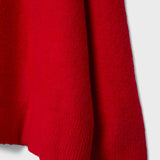 Gizella™ - Klasszikus piros pulóver