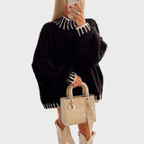 Györgyi™ - Oversize Paris Knit pulóver