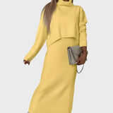 Katalin™ - Stílusos kétrészes kötött szett