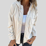 Ditta™ - Bársony cipzáras kabát