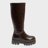 Márkó™ - Barna Magassarkú Csizma