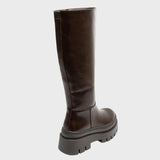 Márkó™ - Barna Magassarkú Csizma