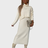 Katalin™ - Stílusos kétrészes kötött szett