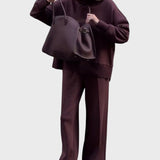 Ivetta™ - Elegáns, kétrészes szett magas nyakkal.