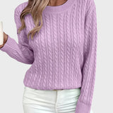 Georgina™ - Női kötött pulóver húzózsinórral.