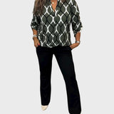 Flóriána™ – Blúz grafikai nyomattal