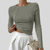 Irénke™ - Bordázott Ing Látható Varratokkal