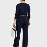 Jusztina™ - Elegáns és sokoldalú női háromrészes szett 