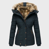 Dorina™ - Meleg téli kabát szőrme béléssel.