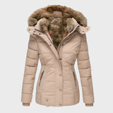 Dorina™ - Meleg téli kabát szőrme béléssel.