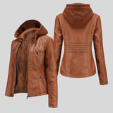 Bíborka™ - Kényelmes és stílusos kapucnis kabát