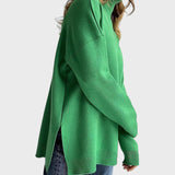 Hajnalka™ - Garatlan nyakú, túlméretezett kötött pulóver