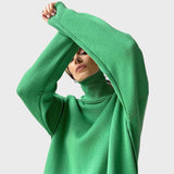 Hajnalka™ - Garatlan nyakú, túlméretezett kötött pulóver