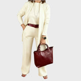 Jusztina™ - Elegáns és sokoldalú női háromrészes szett 