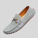 Dezső™ - Légáteresztő bőr mokaszinok