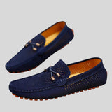 Dezső™ - Légáteresztő bőr mokaszinok