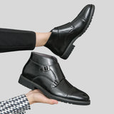 Dzsuna™ - Bőrcipő dupla csattal