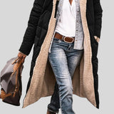 Brigitta™ - Meleg, steppelt kabát kapucnival