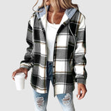 Bianka™ - Őszi kockás kabát