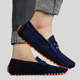 Dezső™ - Légáteresztő bőr mokaszinok