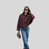 Bettina™ - Túlméretezett velúr kabát