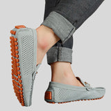 Dezső™ - Légáteresztő bőr mokaszinok