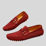 Dezső™ - Légáteresztő bőr mokaszinok