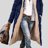 Brigitta™ - Meleg, steppelt kabát kapucnival