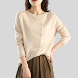 Cecilia™ - Kötött kabát elegáns gombokkal 