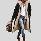 Brigitta™ - Meleg, steppelt kabát kapucnival