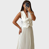 Lilien™ - Elegáns kétrészes ujjatlan szett