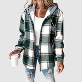 Bianka™ - Őszi kockás kabát