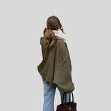 Bettina™ - Túlméretezett velúr kabát