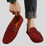 Dezső™ - Légáteresztő bőr mokaszinok