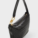 Szabina™ - Fonott bőr válltáska