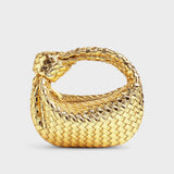 Szivárvány™ - Mini fonott Hobo táska csomóval