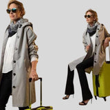 Boglárka™ - Túlméretezett hosszú esőkabát