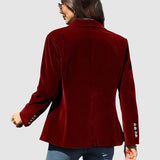 Alexandra™ - Elegáns bársonykabát