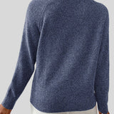 Fédra™ - Elegáns kötött pulóver gyöngyös részletekkel