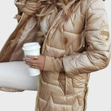 Aranka™ - Kapucnis és bélelt kabát