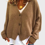 Ágostonka™ - Egyszerű és puha kardigán