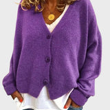 Ágostonka™ - Egyszerű és puha kardigán