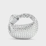 Szivárvány™ - Mini fonott Hobo táska csomóval