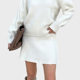 Kinga™ - Stílusos kétrészes kötött szett 